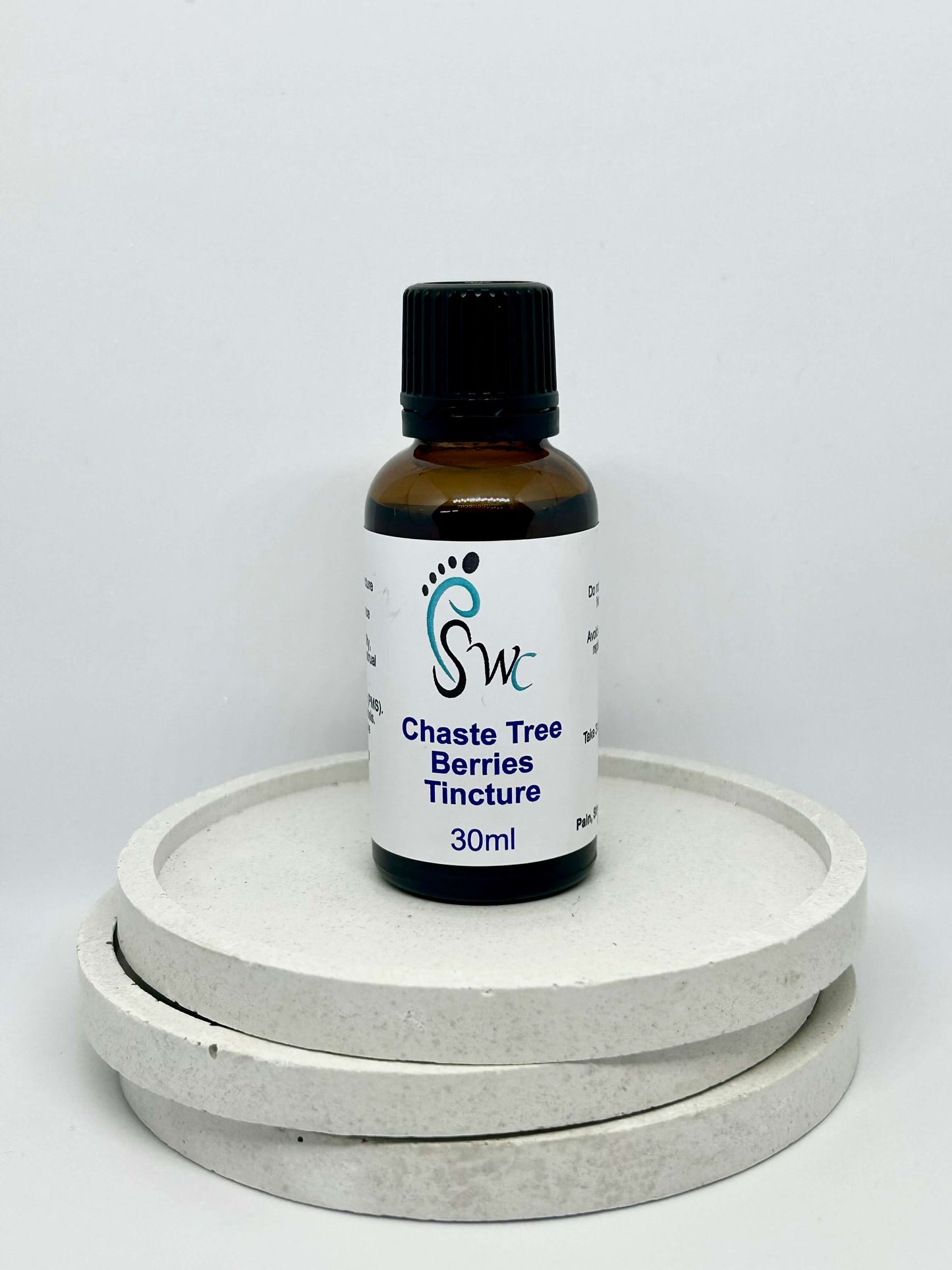 30ml bottle of Chaste Tree Berries Tincture – herbal extract for hormonal balance, menstrual support, and women’s health