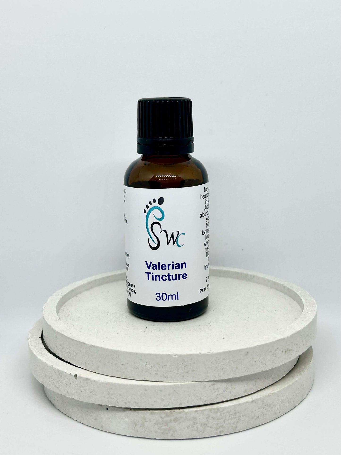 30ml bottle of Valerian Tincture – natural herbal extract for relaxation, sleep support, and stress relief