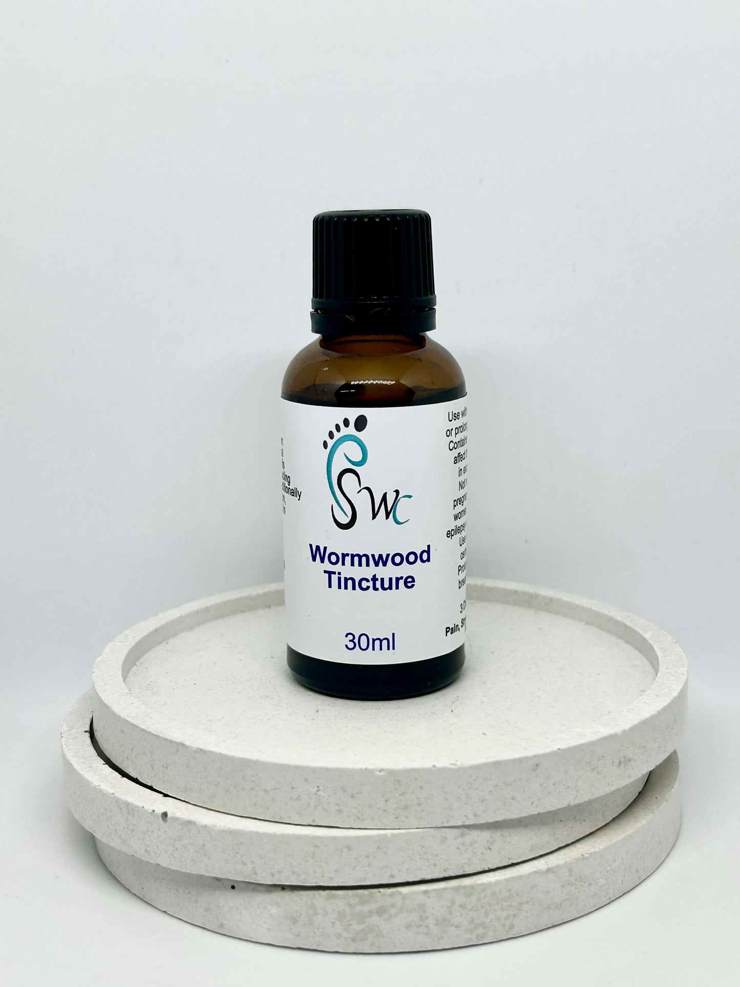 30ml bottle of Wormwood Tincture – natural herbal extract for digestive health, parasite cleansing, and liver support