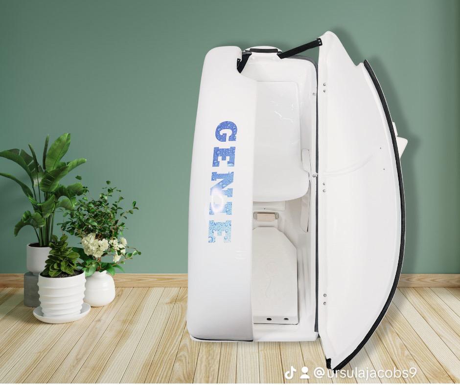 Ozone therapy sauna session for detox, skin healing, and immune support
