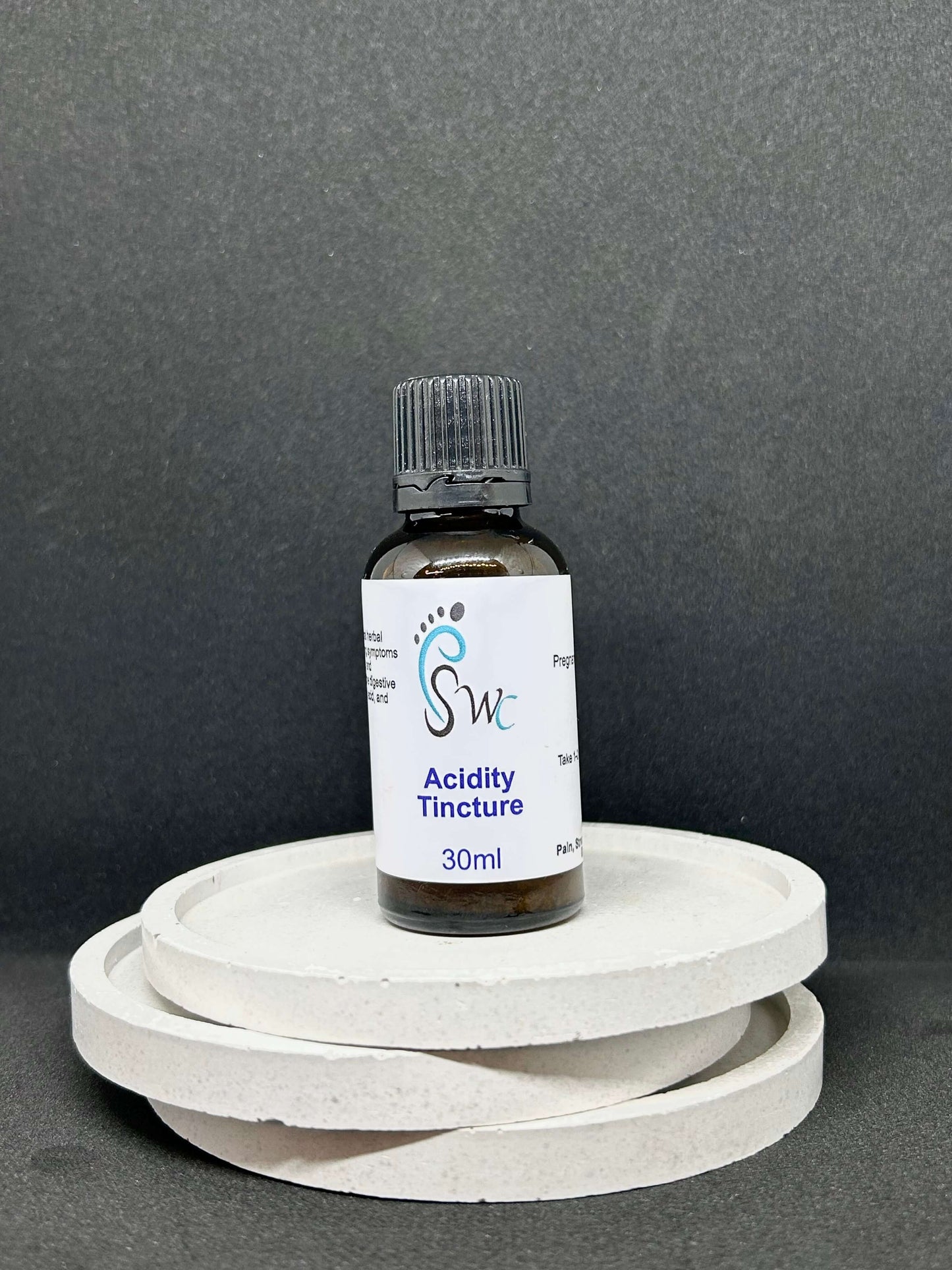 30ml bottle of Acidity Tincture – natural herbal extract for acid reflux relief, digestive support, and stomach comfort