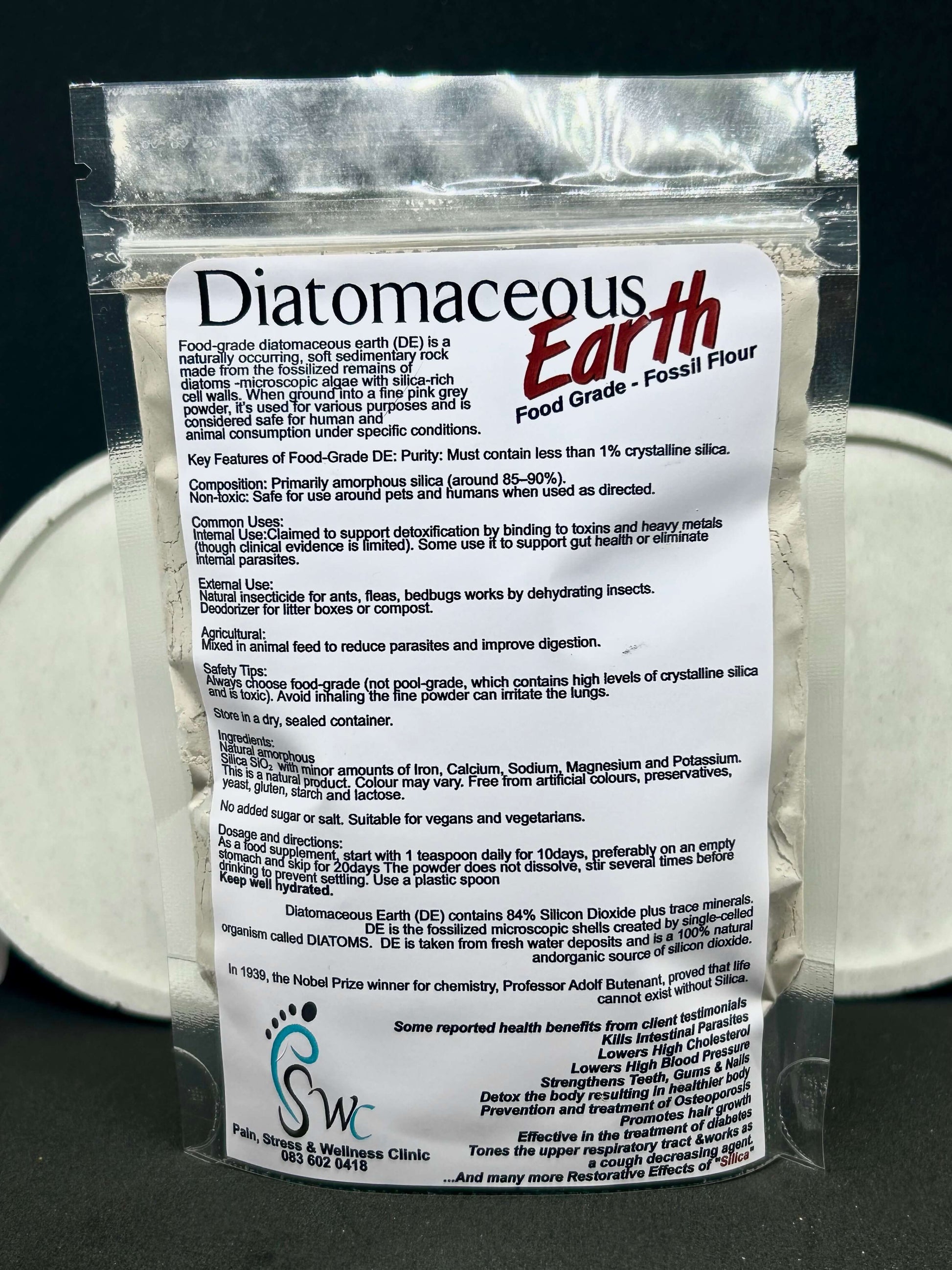 Diatomaceous Earth Fossil Flour for Detox and Gut Health