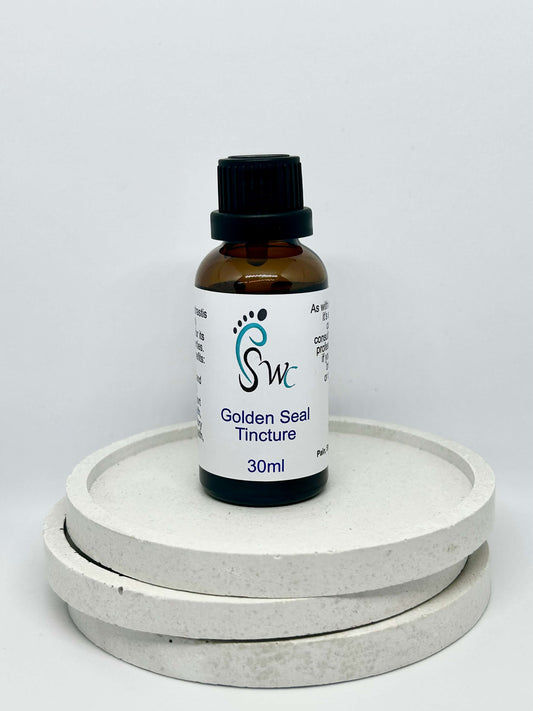 30ml bottle of Golden Seal Tincture – natural herbal extract for immune support, digestion, and respiratory health