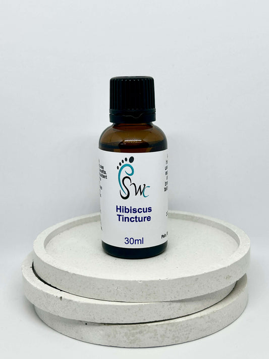 Hibiscus Tincture – rich in antioxidants, supports heart and liver health, aids digestion, and boosts the immune system