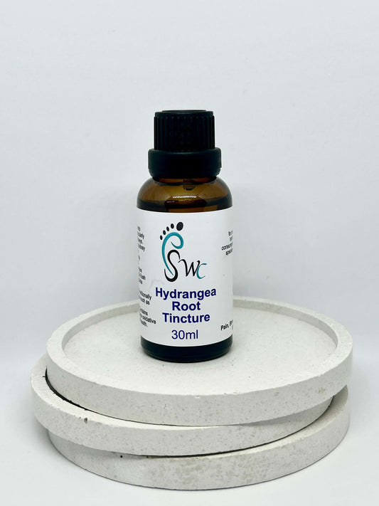 30ml bottle of Hydrangea Tincture – natural herbal extract for kidney health, urinary tract support, and detoxification