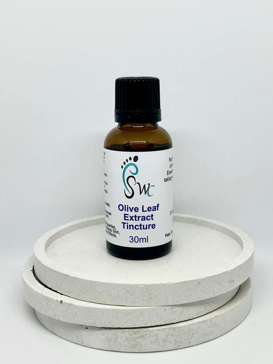 30ml bottle of Olive Leaf Extract Tincture – natural herbal extract for immune support, heart health, and antioxidant protection