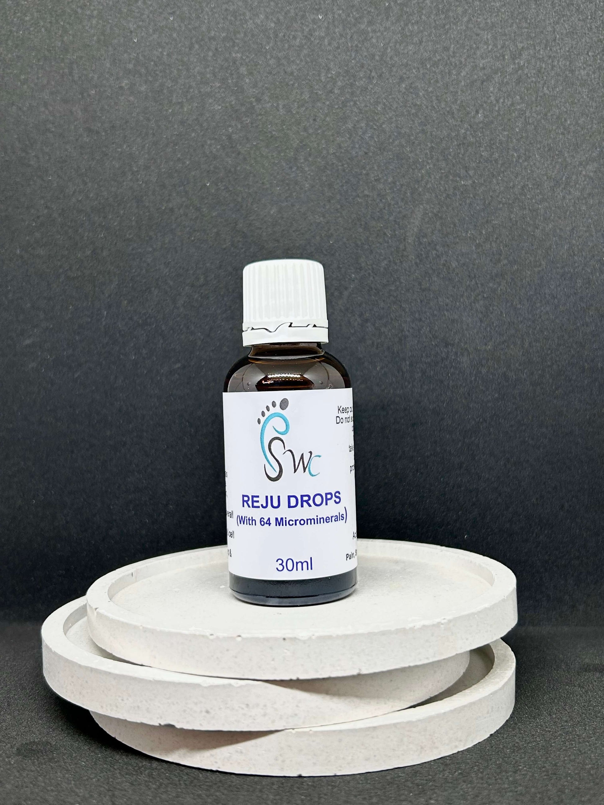 REJU Drops 30ml – 64 microminerals liquid supplement for energy, immunity, skin, hair, nails, hydration and stress relief