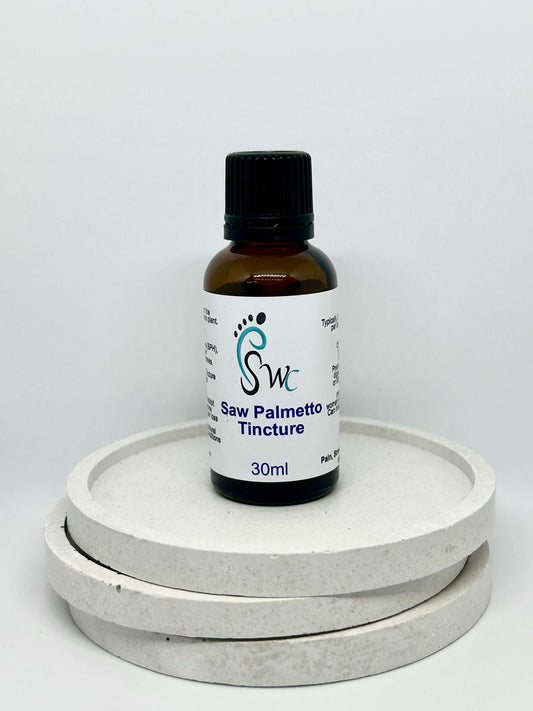 Saw Palmetto Tincture – herbal support for prostate health and hormonal balance in 30ml bottle